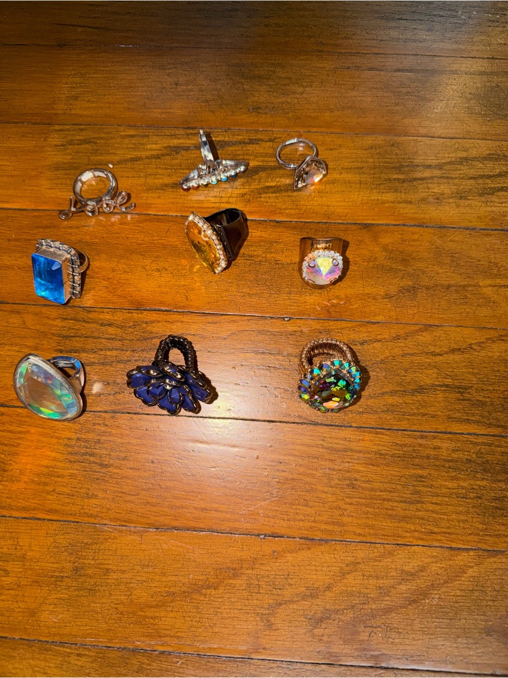 Assorted Multi-Color Statement Rings - Women Jewelry - Picture 7 of 8